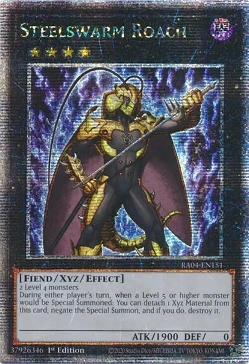 Steelswarm Roach [RA04-EN151] Quarter Century Secret Rare | Shuffle n Cut Hobbies & Games