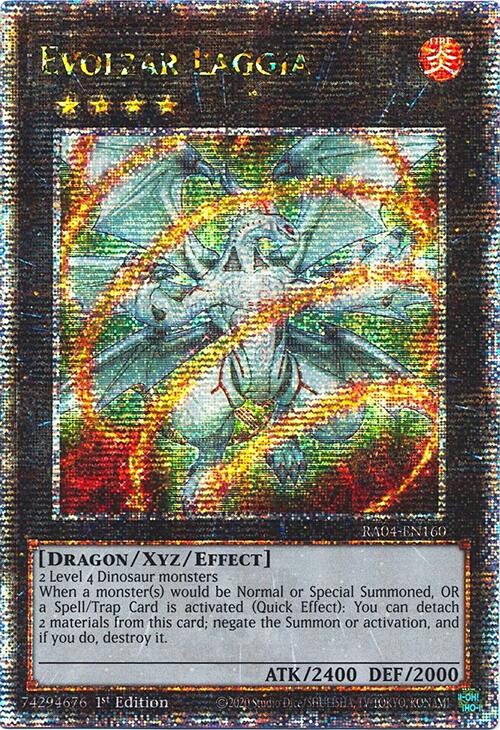 Evolzar Laggia [RA04-EN160] Quarter Century Secret Rare | Shuffle n Cut Hobbies & Games
