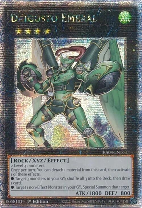 Daigusto Emeral [RA04-EN163] Quarter Century Secret Rare | Shuffle n Cut Hobbies & Games
