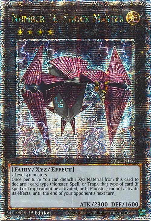 Number 16: Shock Master [RA04-EN166] Quarter Century Secret Rare | Shuffle n Cut Hobbies & Games