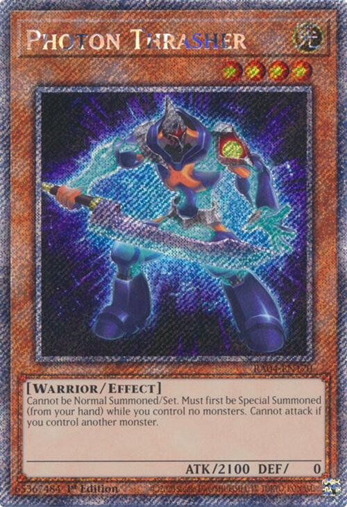 Photon Thrasher [RA04-EN170] Platinum Secret Rare | Shuffle n Cut Hobbies & Games
