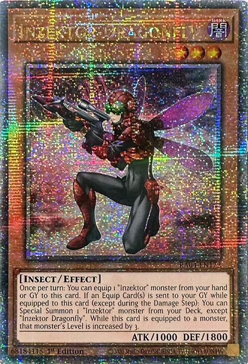 Inzektor Dragonfly [RA04-EN172] Quarter Century Secret Rare | Shuffle n Cut Hobbies & Games