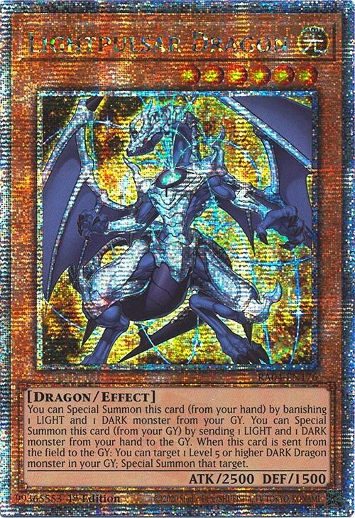 Lightpulsar Dragon [RA04-EN176] Quarter Century Secret Rare | Shuffle n Cut Hobbies & Games