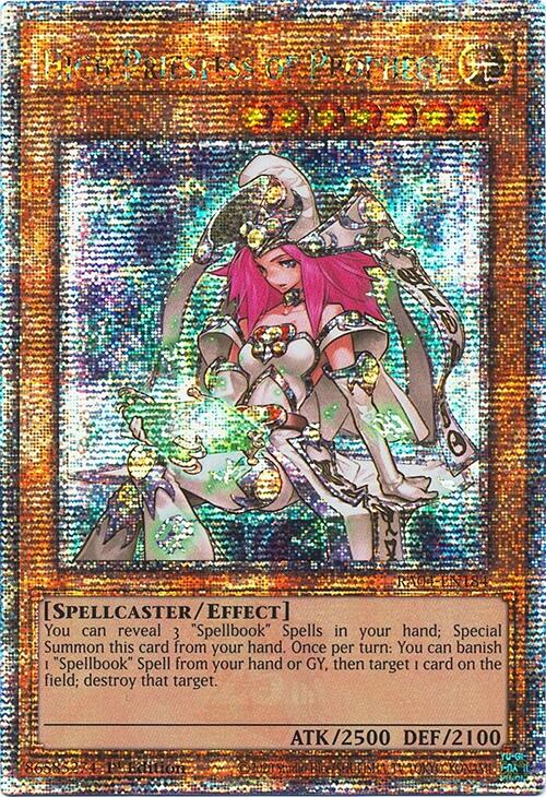 High Priestess of Prophecy [RA04-EN184] Quarter Century Secret Rare | Shuffle n Cut Hobbies & Games