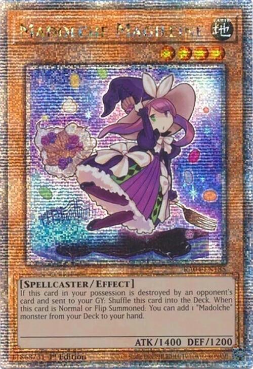 Madolche Magileine [RA04-EN185] Quarter Century Secret Rare | Shuffle n Cut Hobbies & Games