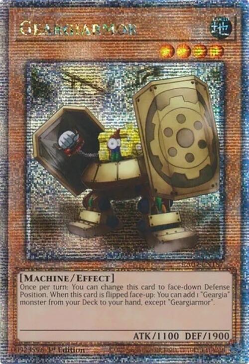Geargiarmor [RA04-EN187] Quarter Century Secret Rare | Shuffle n Cut Hobbies & Games