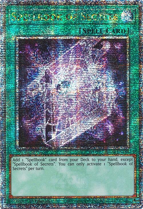 Spellbook of Secrets [RA04-EN189] Quarter Century Secret Rare | Shuffle n Cut Hobbies & Games