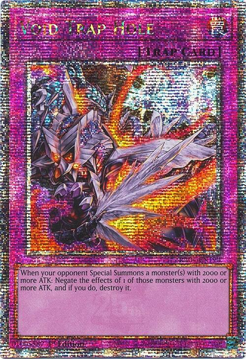 Void Trap Hole [RA04-EN190] Quarter Century Secret Rare | Shuffle n Cut Hobbies & Games