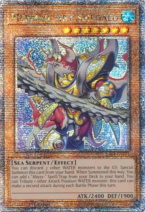 Mermail Abyssmegalo [RA04-EN191] Quarter Century Secret Rare | Shuffle n Cut Hobbies & Games