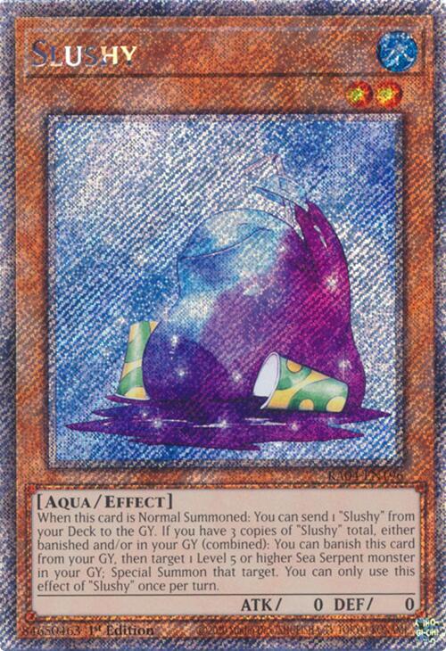 Slushy [RA04-EN196] Platinum Secret Rare | Shuffle n Cut Hobbies & Games