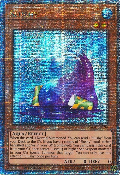 Slushy [RA04-EN196] Quarter Century Secret Rare | Shuffle n Cut Hobbies & Games
