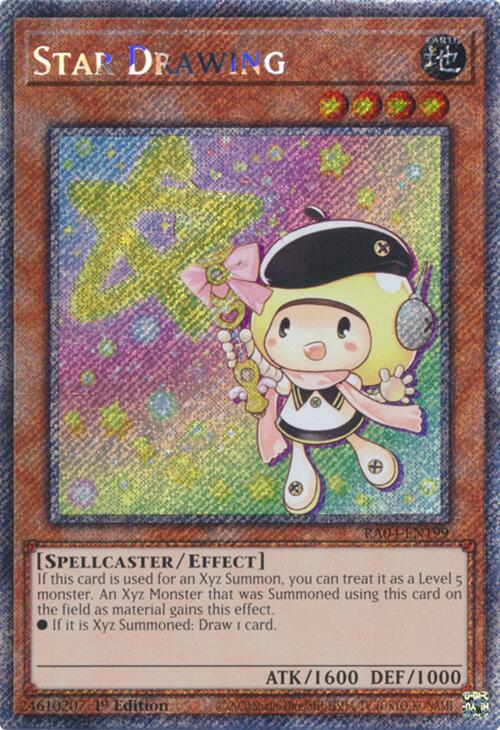 Star Drawing [RA04-EN199] Platinum Secret Rare | Shuffle n Cut Hobbies & Games