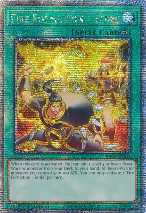 Fire Formation - Tenki [RA04-EN201] Quarter Century Secret Rare | Shuffle n Cut Hobbies & Games