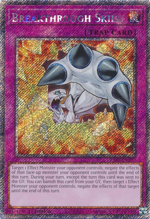Breakthrough Skill [RA04-EN202] Platinum Secret Rare | Shuffle n Cut Hobbies & Games