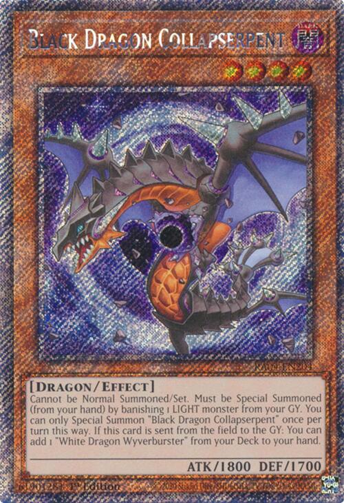 Black Dragon Collapserpent [RA04-EN204] Platinum Secret Rare | Shuffle n Cut Hobbies & Games