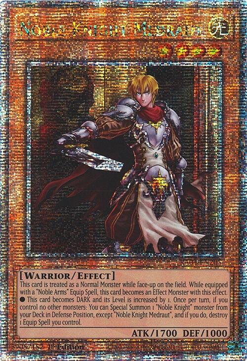 Noble Knight Medraut [RA04-EN205] Quarter Century Secret Rare | Shuffle n Cut Hobbies & Games