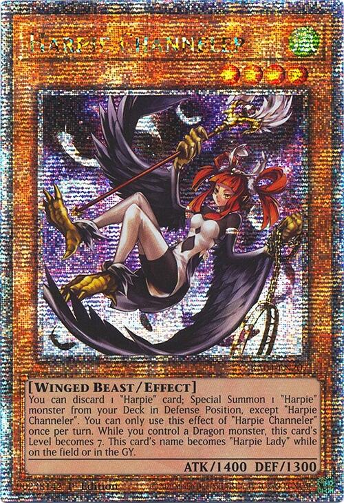 Harpie Channeler [RA04-EN207] Quarter Century Secret Rare | Shuffle n Cut Hobbies & Games