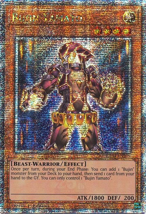 Bujin Yamato [RA04-EN209] Quarter Century Secret Rare | Shuffle n Cut Hobbies & Games