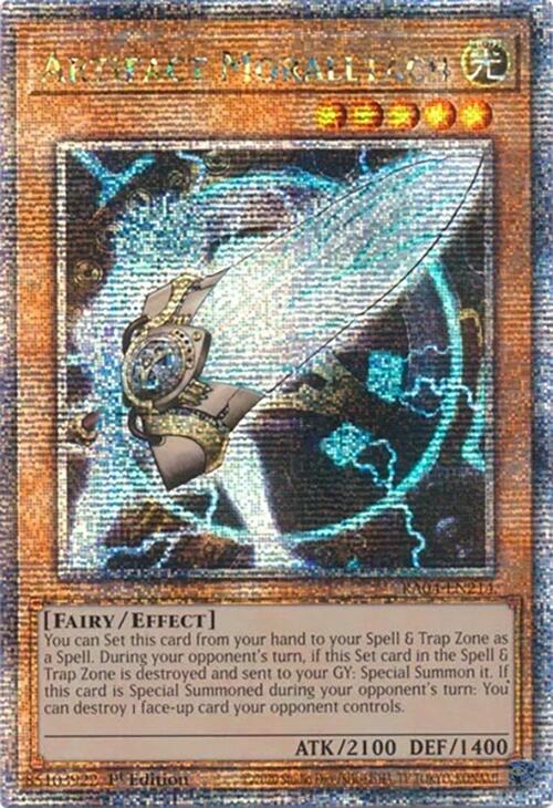 Artifact Moralltach [RA04-EN214] Quarter Century Secret Rare | Shuffle n Cut Hobbies & Games