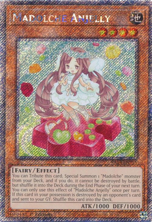 Madolche Anjelly [RA04-EN215] Platinum Secret Rare | Shuffle n Cut Hobbies & Games