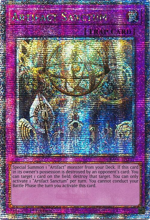 Artifact Sanctum [RA04-EN217] Quarter Century Secret Rare | Shuffle n Cut Hobbies & Games