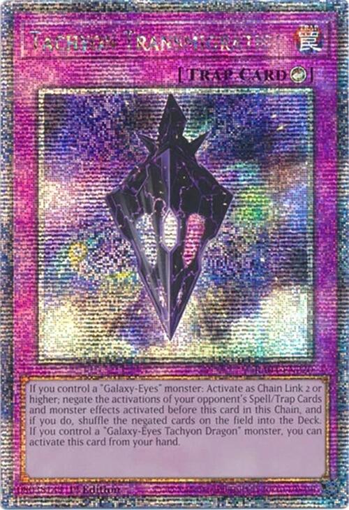 Tachyon Transmigration [RA04-EN220] Quarter Century Secret Rare | Shuffle n Cut Hobbies & Games