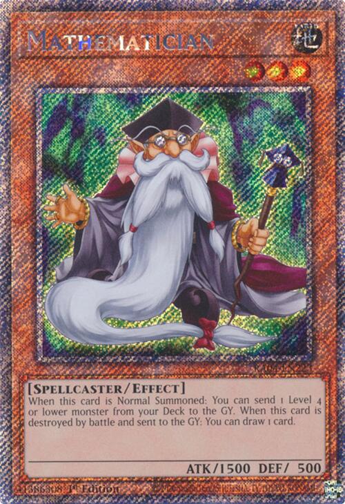 Mathematician [RA04-EN223] Platinum Secret Rare | Shuffle n Cut Hobbies & Games