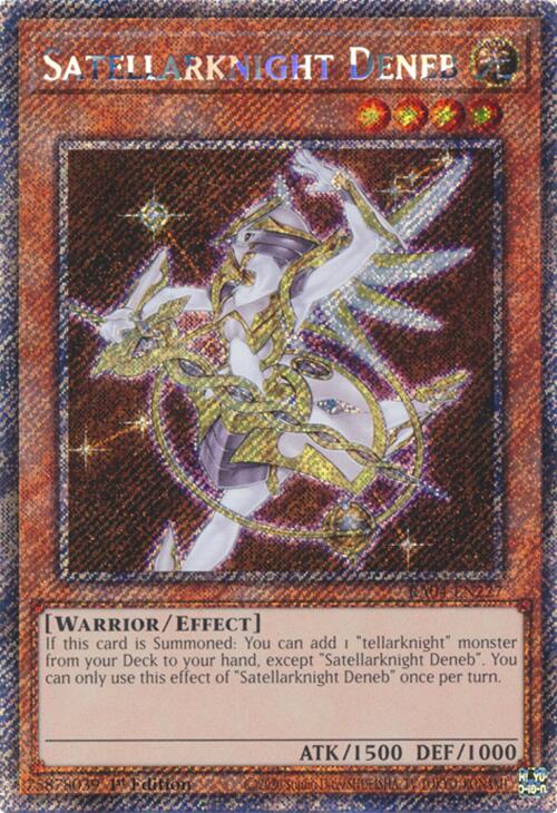 Satellarknight Deneb [RA04-EN227] Platinum Secret Rare | Shuffle n Cut Hobbies & Games