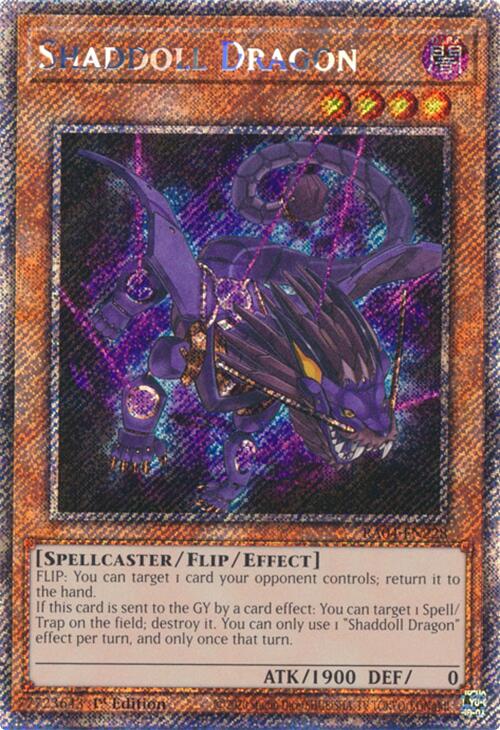 Shaddoll Dragon [RA04-EN228] Platinum Secret Rare | Shuffle n Cut Hobbies & Games