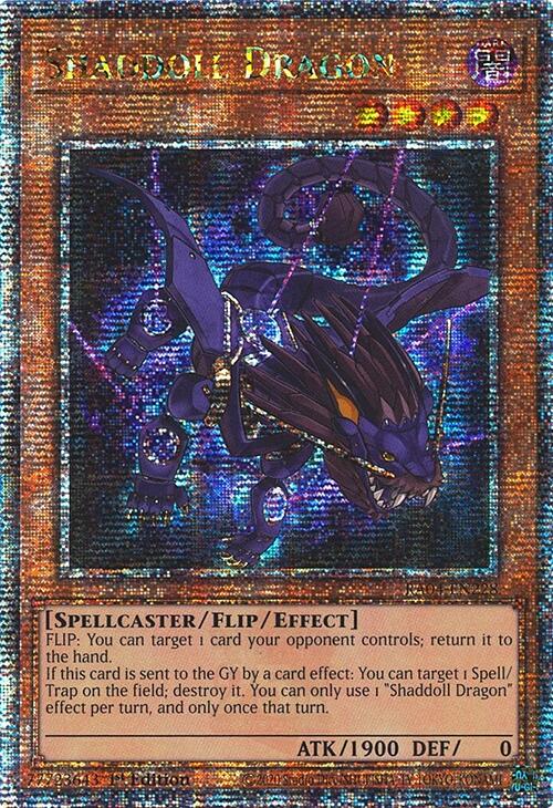 Shaddoll Dragon [RA04-EN228] Quarter Century Secret Rare | Shuffle n Cut Hobbies & Games