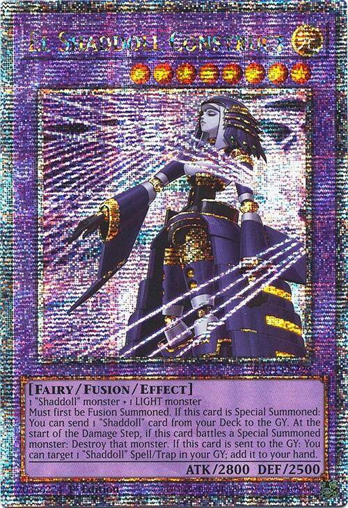 El Shaddoll Construct (Alternate Art) [RA04-EN229] Quarter Century Secret Rare | Shuffle n Cut Hobbies & Games