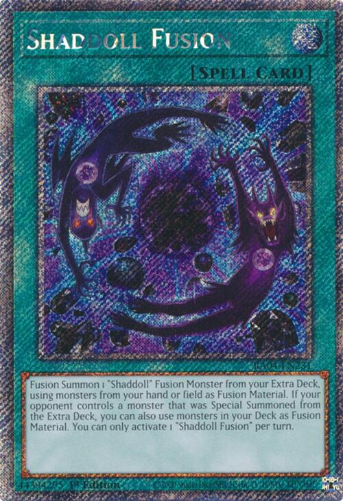 Shaddoll Fusion [RA04-EN231] Platinum Secret Rare | Shuffle n Cut Hobbies & Games