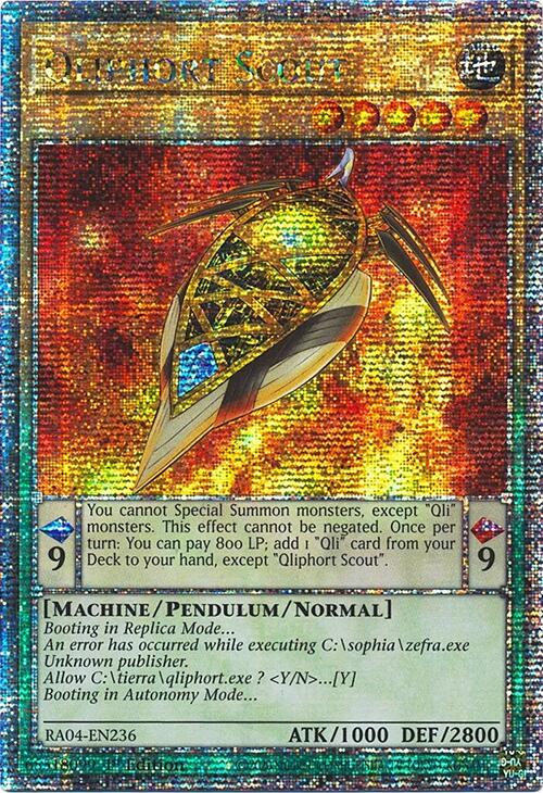 Qliphort Scout [RA04-EN236] Quarter Century Secret Rare | Shuffle n Cut Hobbies & Games