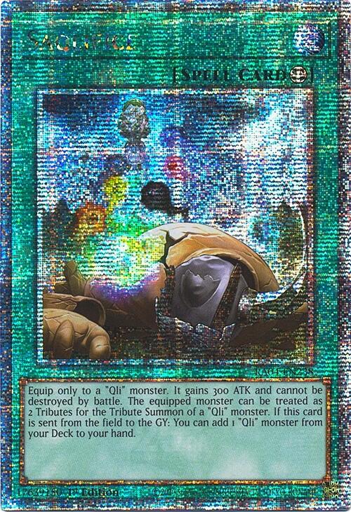 Saqlifice [RA04-EN238] Quarter Century Secret Rare | Shuffle n Cut Hobbies & Games