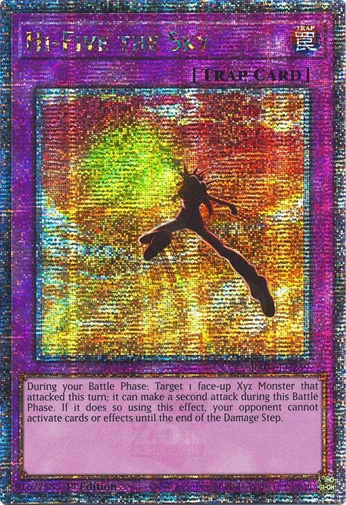 Hi-Five the Sky [RA04-EN239] Quarter Century Secret Rare | Shuffle n Cut Hobbies & Games