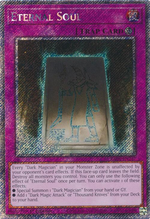 Eternal Soul [RA04-EN247] Platinum Secret Rare | Shuffle n Cut Hobbies & Games
