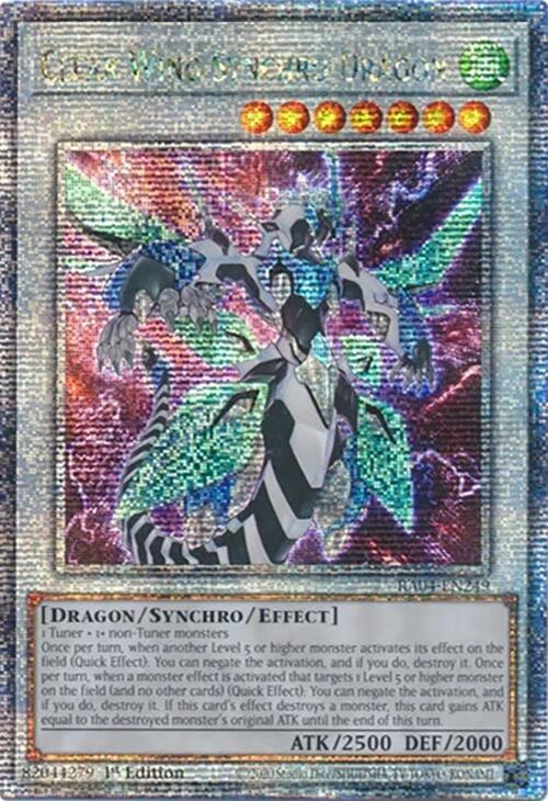 Clear Wing Synchro Dragon [RA04-EN249] Quarter Century Secret Rare | Shuffle n Cut Hobbies & Games
