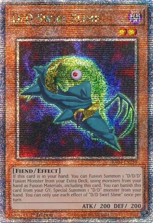 D/D Swirl Slime [RA04-EN258] Quarter Century Secret Rare | Shuffle n Cut Hobbies & Games
