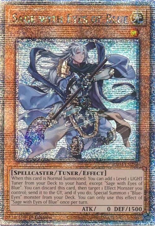 Sage with Eyes of Blue [RA04-EN266] Quarter Century Secret Rare | Shuffle n Cut Hobbies & Games
