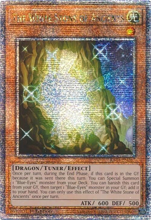 The White Stone of Ancients [RA04-EN267] Quarter Century Secret Rare | Shuffle n Cut Hobbies & Games