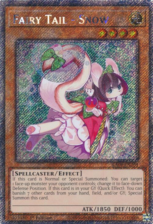 Fairy Tail - Snow [RA04-EN269] Platinum Secret Rare | Shuffle n Cut Hobbies & Games