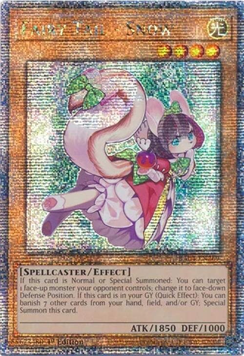 Fairy Tail - Snow [RA04-EN269] Quarter Century Secret Rare | Shuffle n Cut Hobbies & Games