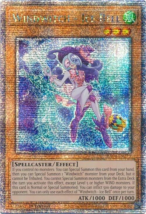 Windwitch - Ice Bell [RA04-EN273] Quarter Century Secret Rare | Shuffle n Cut Hobbies & Games