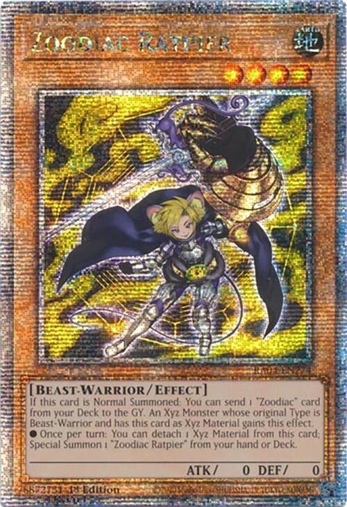 Zoodiac Ratpier [RA04-EN274] Quarter Century Secret Rare | Shuffle n Cut Hobbies & Games