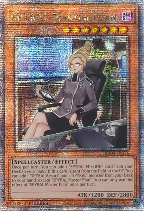 SPYRAL Master Plan [RA04-EN276] Quarter Century Secret Rare | Shuffle n Cut Hobbies & Games