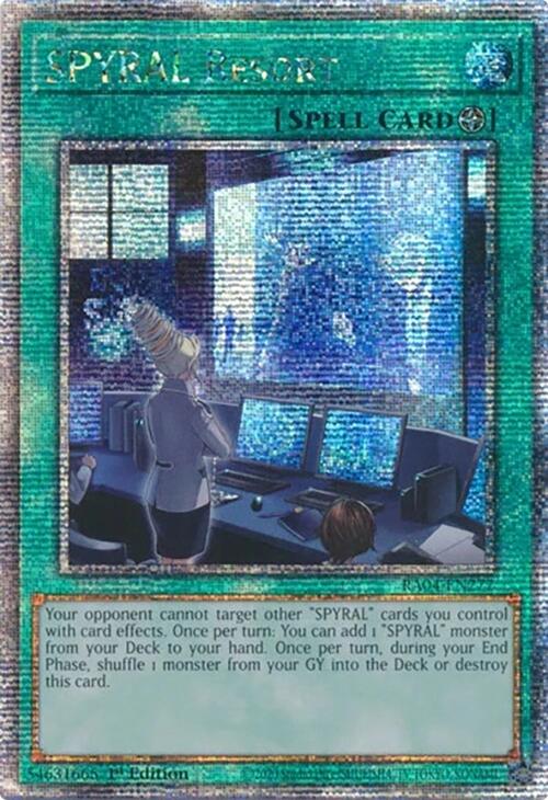 SPYRAL Resort [RA04-EN277] Quarter Century Secret Rare | Shuffle n Cut Hobbies & Games