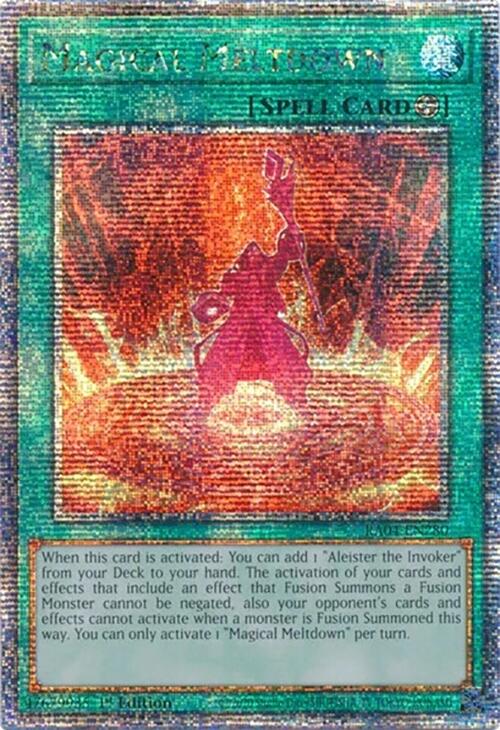 Magical Meltdown [RA04-EN280] Quarter Century Secret Rare | Shuffle n Cut Hobbies & Games