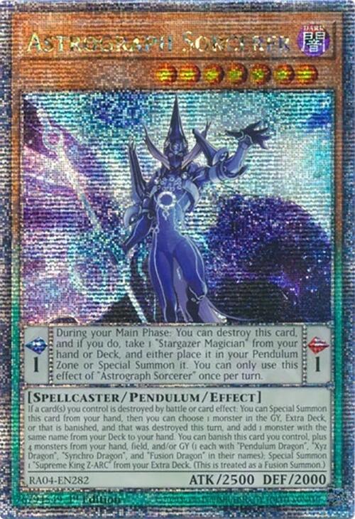 Astrograph Sorcerer [RA04-EN282] Quarter Century Secret Rare | Shuffle n Cut Hobbies & Games
