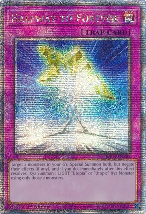Halfway to Forever [RA04-EN285] Quarter Century Secret Rare | Shuffle n Cut Hobbies & Games