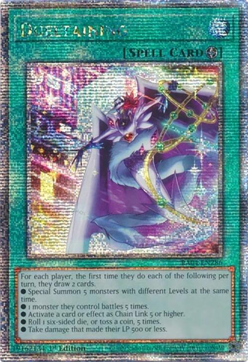 Dueltaining [RA04-EN286] Quarter Century Secret Rare | Shuffle n Cut Hobbies & Games